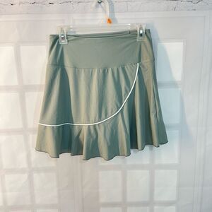 🔥🔥5 for $25🔥🔥Stretchy Gray Shorts Lined Nylon Blend Tennis Skirt Skort Size S